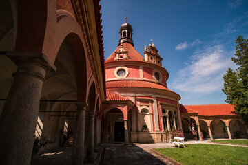 Fototapeta na wymiar Jindrichuv hradec castle and surroundings