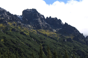 Fototapeta premium mountain landscape with clouds