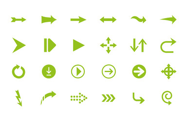 Obraz premium Arrow icons set. Arrow collection. Simple arrow big set.