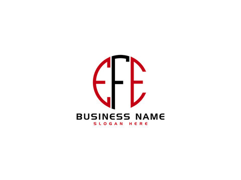Creative EFE Logo Letter Vector Image Design For Business