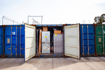 full shipping container storage unit