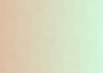 Fototapeta premium Abstract color Low-Polygones Generative Art background illustration