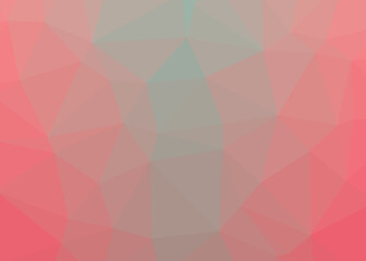 Fototapeta premium Abstract color Low-Polygones Generative Art background illustration