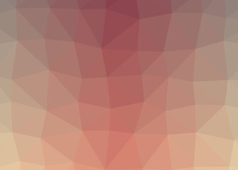 Abstract color Low-Polygones Generative Art background illustration