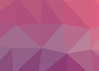 Abstract color Low-Polygones Generative Art background illustration