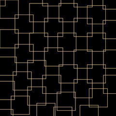 Black and white geometric seamless pattern for web, textile and wallpapers
