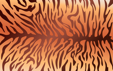 Stripes on the skin of a tiger, a pattern of stripes on the skin of a predator, gold pattern on a dark background.