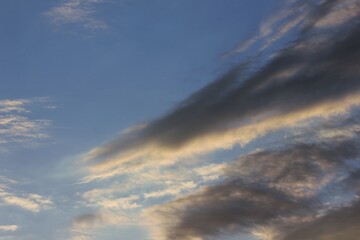 clouds in the sky