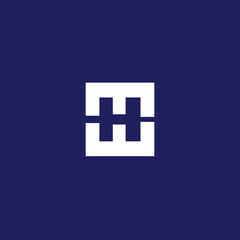 letters eh and he logo design vector template