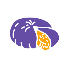 Goat Cheese vector glyph icon. Farm animal sign