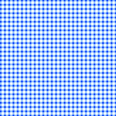 Blue Gingham Pattern Background. Texture from plaid, tablecloths, clothes and other textile products, vector illustration