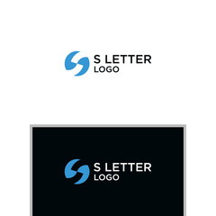 S LETTER LOGO DESIGN VECTOR