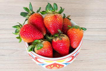 Fresas en tazón