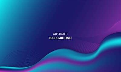 Abstract neon color wave background with light effect
