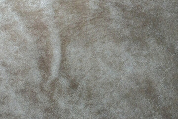 The surface of the leather fabric.