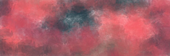 Abstract painting arts with red and grey cloud texture brush for presentation, card background, wall decoration, or banner