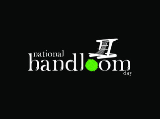 National Handloom Day. National handloom day banner and poster for social media and print media.