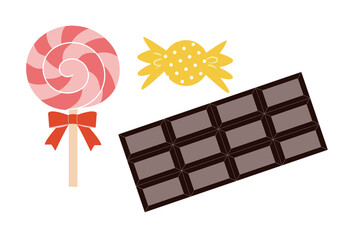 ぺろぺろキャンディとチョコレート