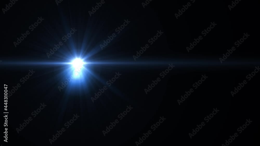 Poster 4k glowing lens flare effect with floating dust particles lens flare video element. optical lens fla
