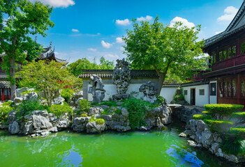 Fototapeta na wymiar Yu Garden, Shanghai, China
