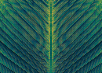  tropical palm leaf, abstract nature background, dark toned process