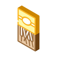 welding electrodes isometric icon vector. welding electrodes sign. isolated symbol illustration