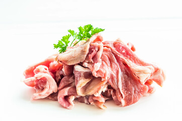 ラム肉のスライス