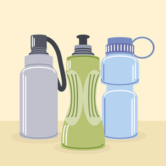 portable thermos icons