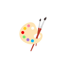 classroom school supplies stationery, pencil case, pen, pile of books, photorealistic literature,notebook, notebook textbook,school bag,Palettes and brushes in art,colored pencils. vector illustration