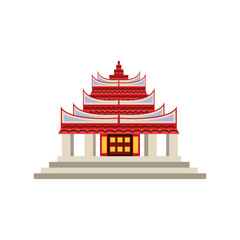 Fototapeta na wymiar chinese temple icon