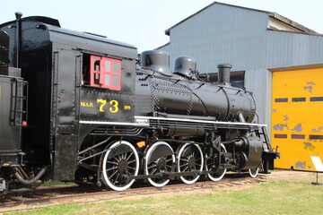 Fototapeta na wymiar Beauty Of The Locomotive, Alberta Railway Museum, Edmonton, Alberta