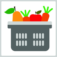 Vector illustration for Produce Section EPS10