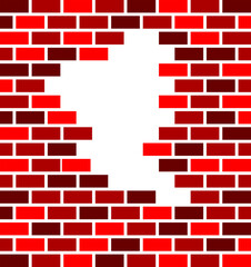 Hole In Brick Wall