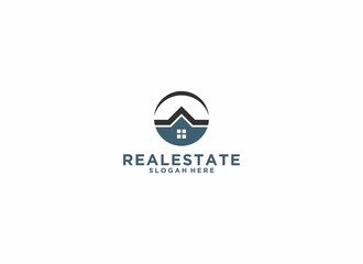 attractive and modern logos for real estate, construction, property companies, in white background