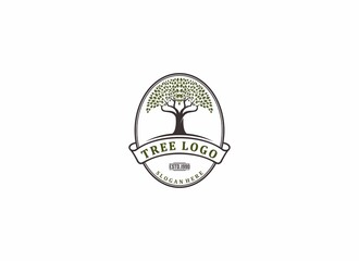 tree logo with illustration of a tree that has lush leaves depicting a thriving tree