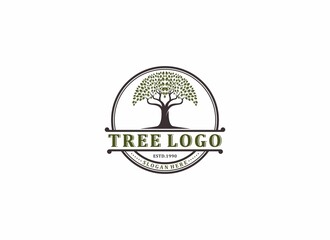 tree logo with illustration of a tree that has lush leaves depicting a thriving tree