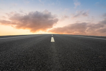 Road and Sky Landscape..