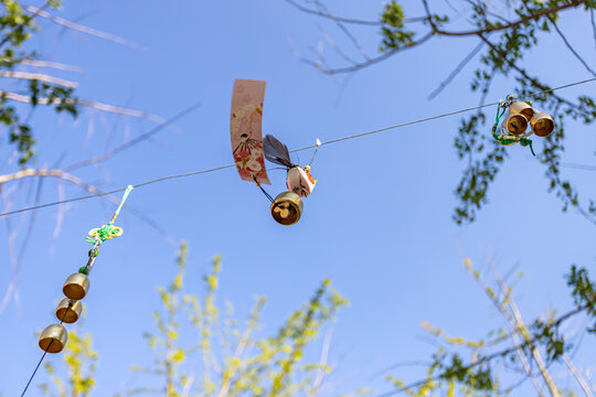 Wind Chimes Chiming In The Wind