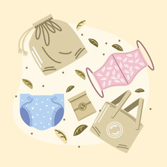 ecological and reusable accessories