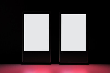 Digital signage in Dark