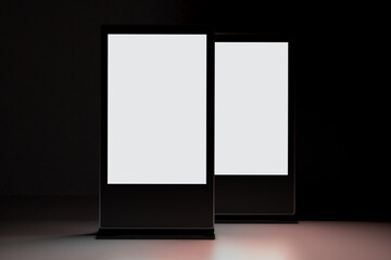 Digital signage in Dark