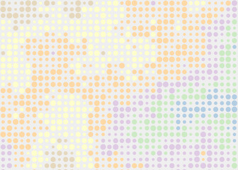 Color Pixels Cloud Abstract Computational Generative Art background illustration