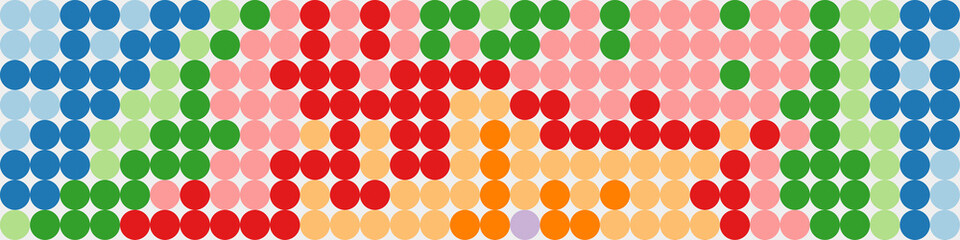 Color Pixels Cloud Abstract Computational Generative Art background illustration