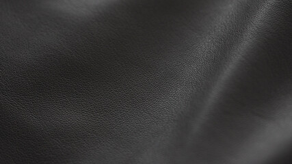 Closeup soft gray brown leather