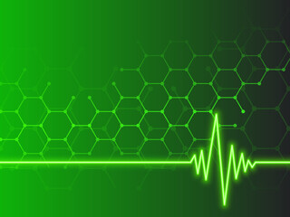 2D illustration medical structure background