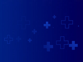 2D illustration medical structure background