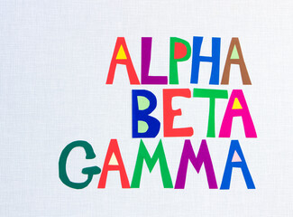 Alpha Beta Gamma