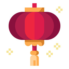 autumn_lantern line icon