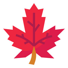 autumn_maple leaf line icon