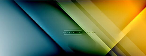 Abstract background. Shadow lines on bright shiny gradient background.